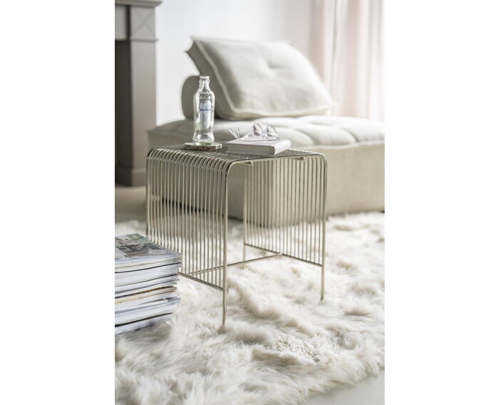 Stool WireWorks - silver | BY-BOO