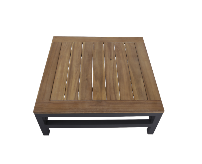 BETIS LOUNGE TABLE 80X80X31 (1071)  -  WOOD ACACIA LIGHT TEAK LOOK