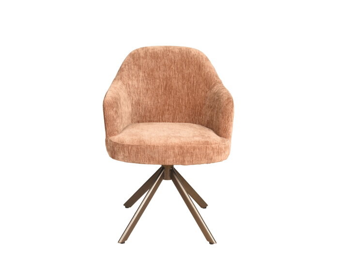 Eetkamerstoel New york poot Venus 360 anodic brown - be straight coffee