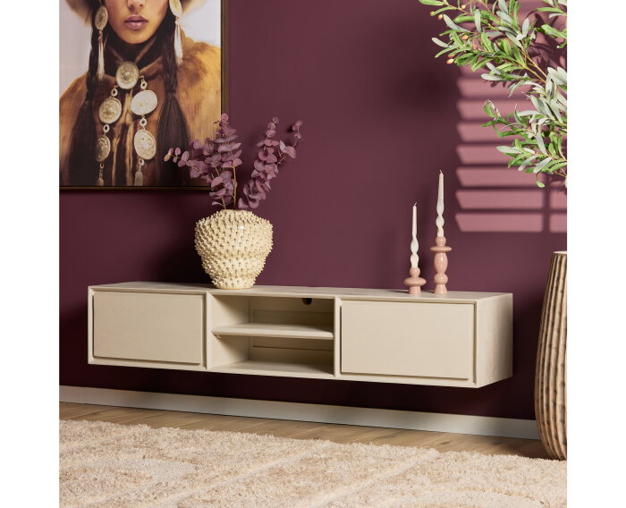 Zwevend tv meubel Ambiance Naturel | 120 cm