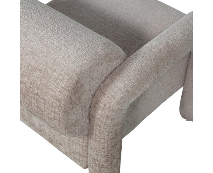 Lenny Fauteuil In Grove Textuur Zand - WOOOD Exclusive