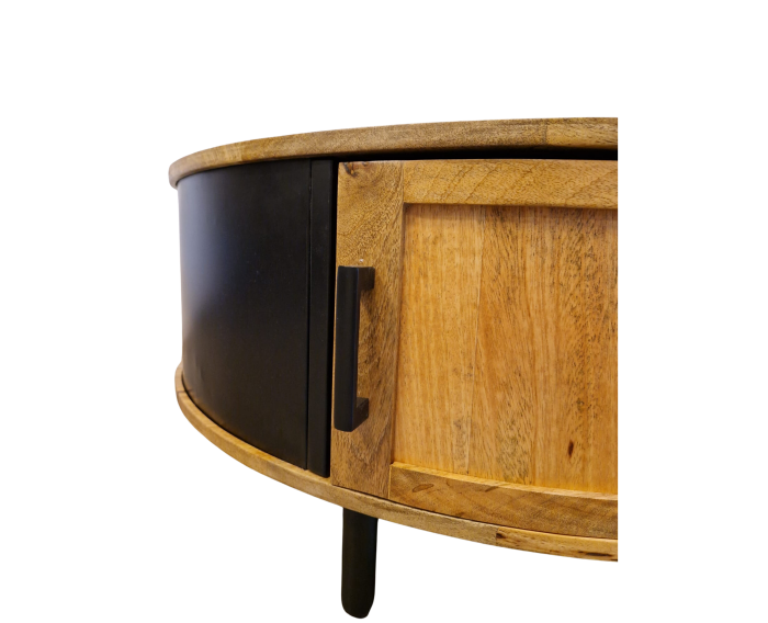 Salontafel Barrel 100 cm - Bruin | Meubelplaats