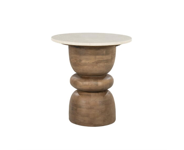 Bijzettafel Pippa 50x50cm - naturel | Eleonora