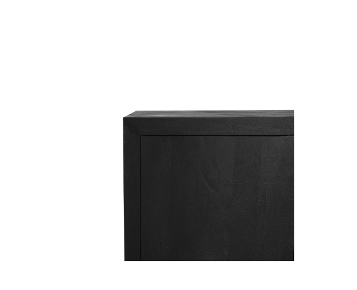 Dressoir Brussel Black 4 deurs | 200 cm