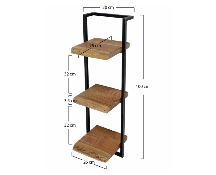 Wandplank Timber Trio 30 cm