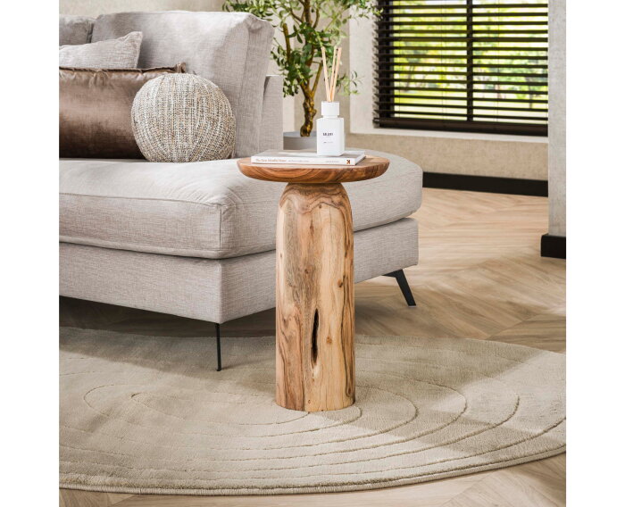Bijzettafel river XL solid - Massief acacia naturel