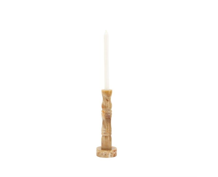 Candle holder Marlie small - bruin | BY-BOO
