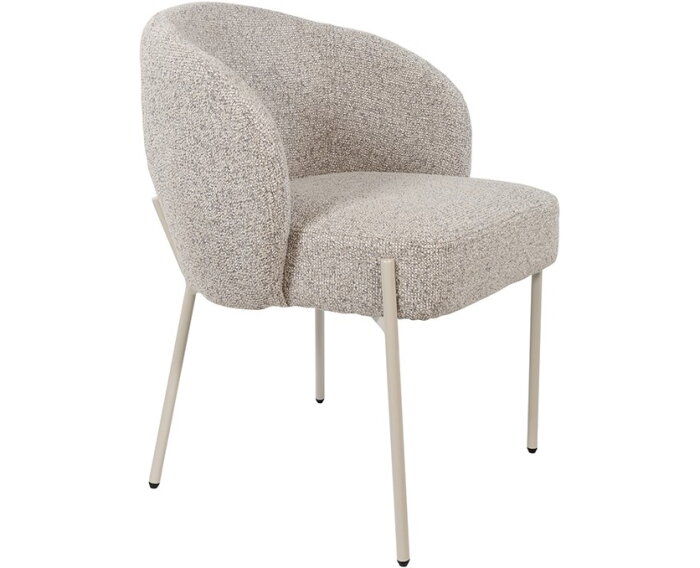 Eetkamerstoel Adele - beige poten - Puente - Stone 09 - Star Collection