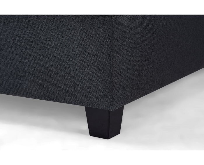 Hoekbank Malmo 3-zits hoek links - Antraciet - 280x198 cm