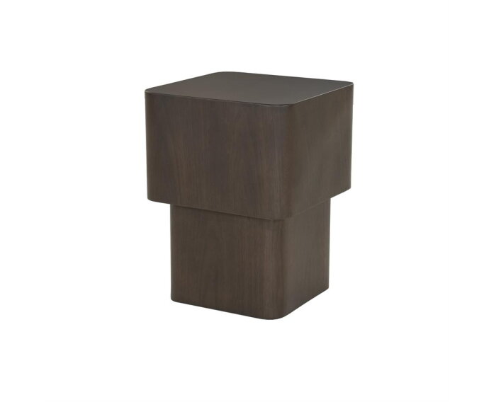 Bijzettafel Jip 40x40cm - bruin | Eleonora