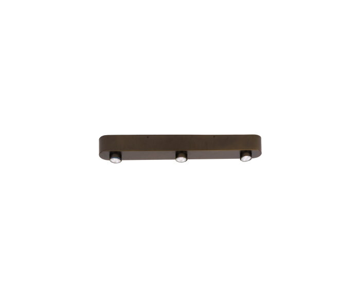 Plafondlamp Bar 3L - Sienna bruin