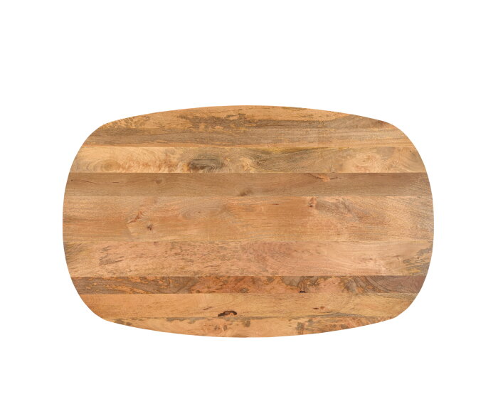 Eettafel Deens Ovaal Runa met Houten Onderstel 160