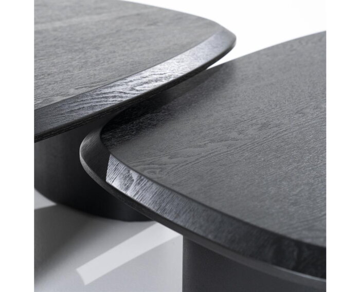 Salontafel Walter 106x88cm - zwart | Eleonora