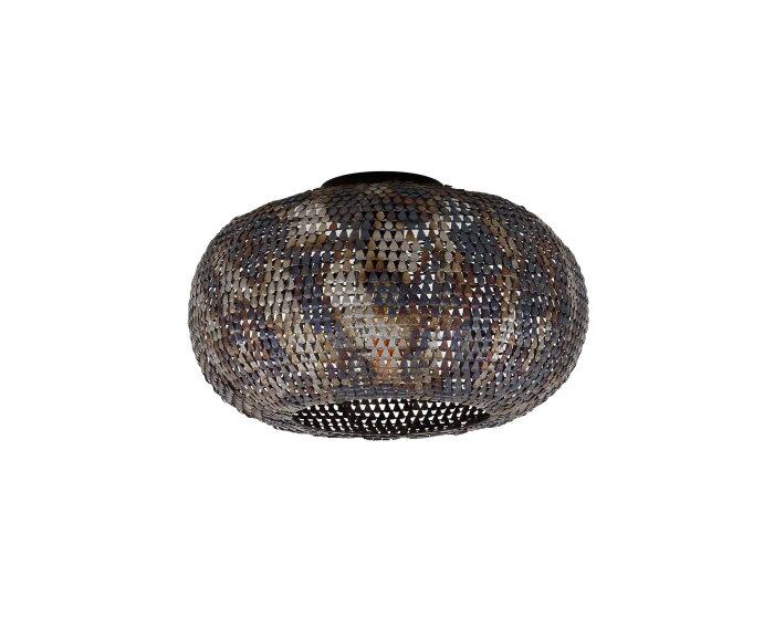 Plafondlamp &Oslash;40 armor - Zwart bruin