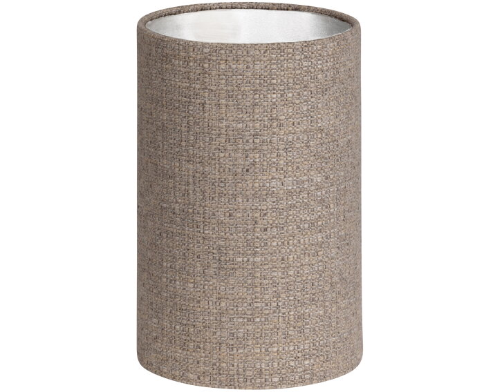 Chunky Lampenkap Soft Canvaslook Grijs Melange - BePureHome