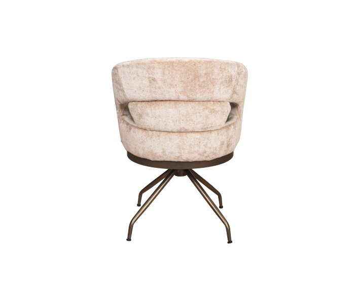 Eetkamerstoel Kyoto poot Atlas 360 anodic brown - be glory light brown 15