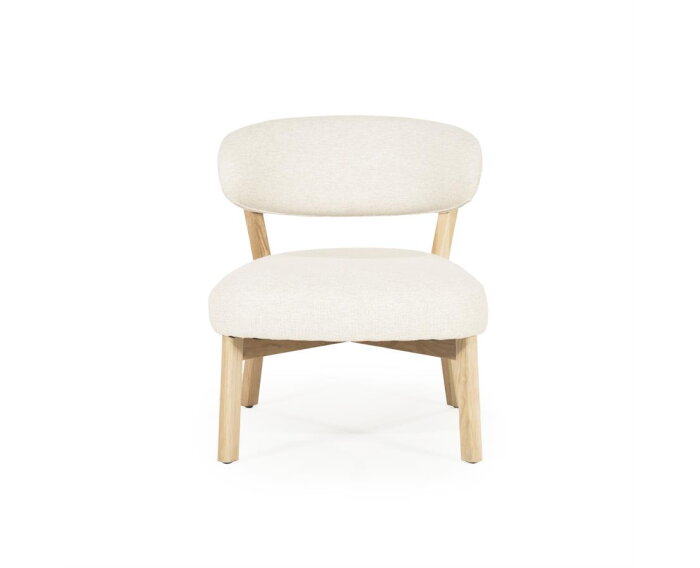 Fauteuil Mikky naturel - beige | Eleonora