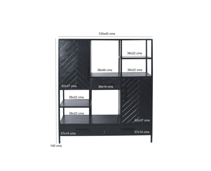 Kast York | 140 cm | Livingfurn