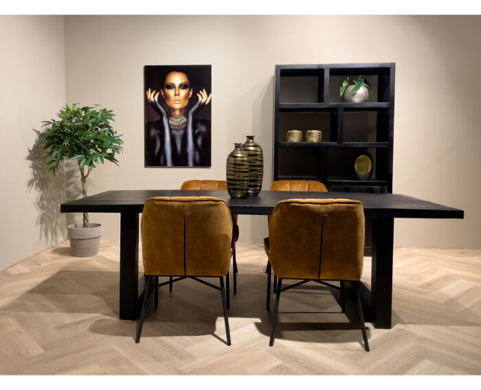 Kala Rechte Eettafel met U-poot | Livingfurn -240x100 cm