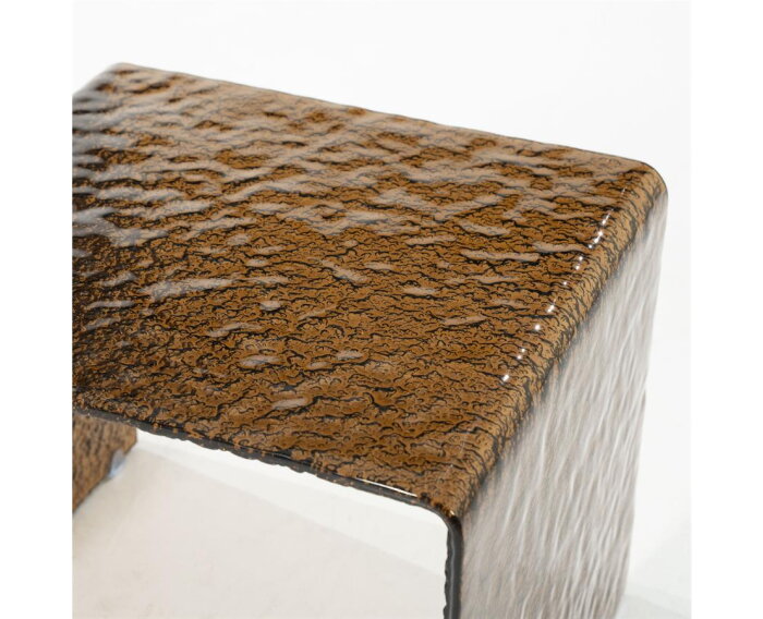 Side table Ripple 50x45cm - bruin | BY-BOO