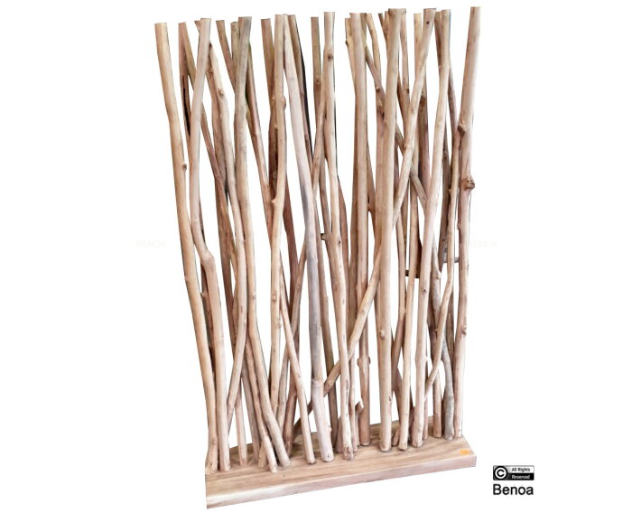 Benoa - Teakhouten Kamerafscheiding Ranting – 150x20x160 cm