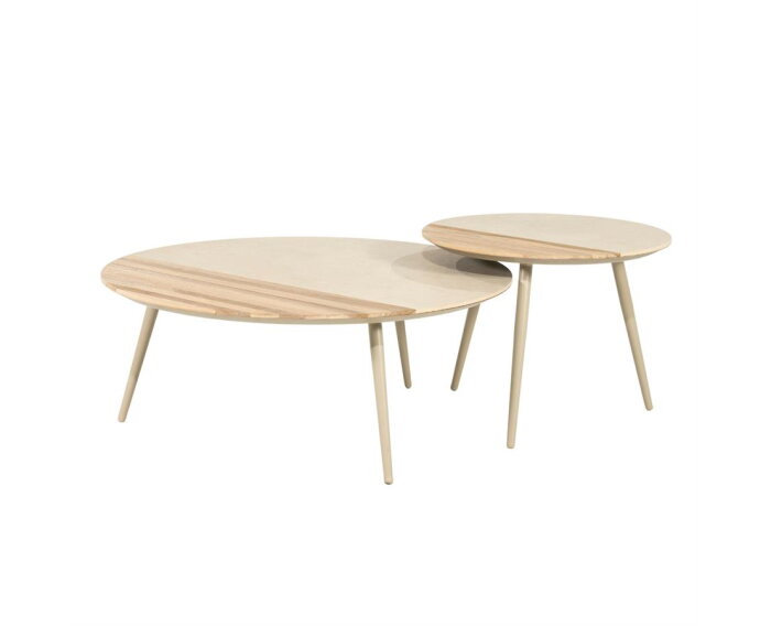 Diago (set of 2) 80x80cm - natuurlijk | BY-BOO