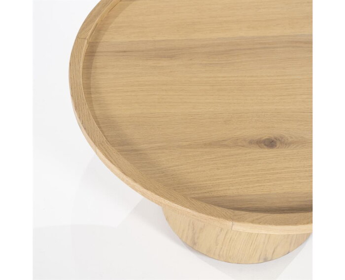 Salontafel Leia 66x66cm - naturel | Eleonora