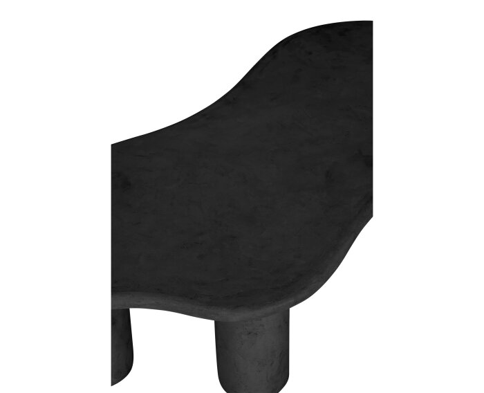 DTP Home Scala salontafel Curva organisch 130&times;69&times;35 cm &ndash; Mortex &ndash; Pepper