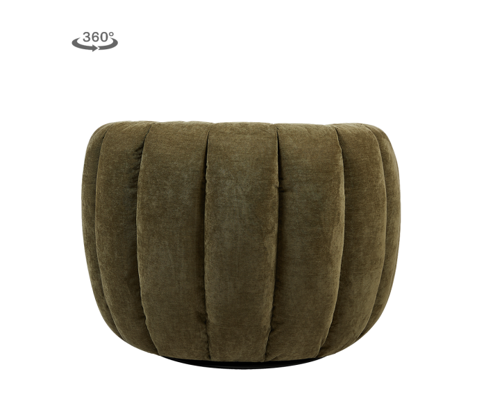 Verdi coffeechair swivel 360&deg; - Maloy 77 moss