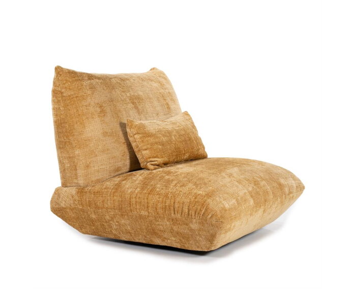 Fauteuil Turner - Draaibare fauteuil met luxe comfort - Geel | SEVN