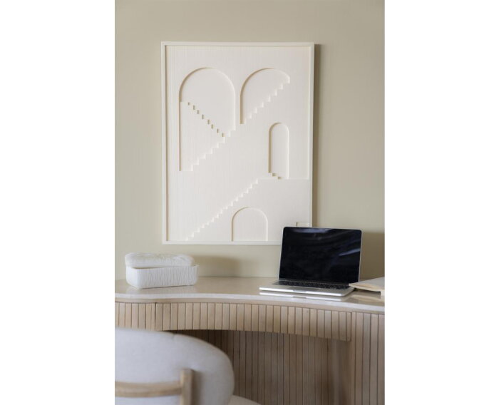 Riad 1 60x3cm - wit | BY-BOO