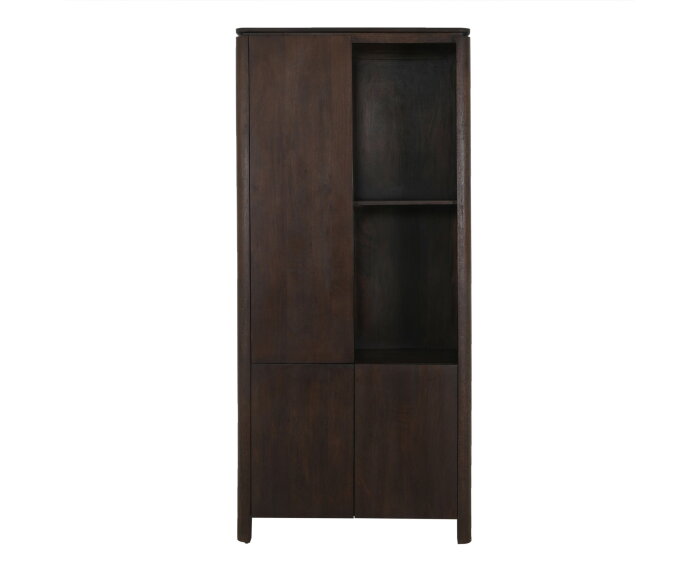 Vakkenkast Dallas Bruin Mangohout 90 cm