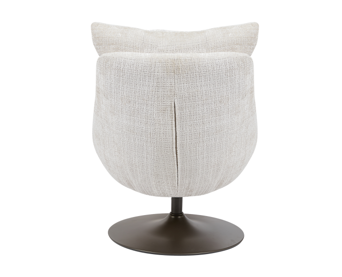 Force Fauteuil met voetenbank - Cremona 02 sand (draaibaar)