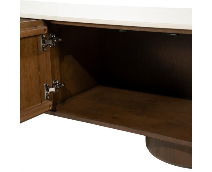 TV meubel Leandro 250x44cm - bruin | Eleonora