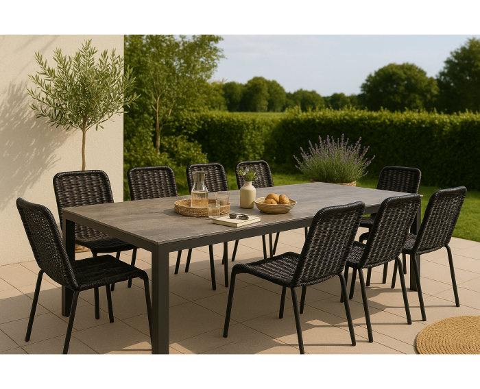 Tuintafel Donna rechthoekig 220x100cm