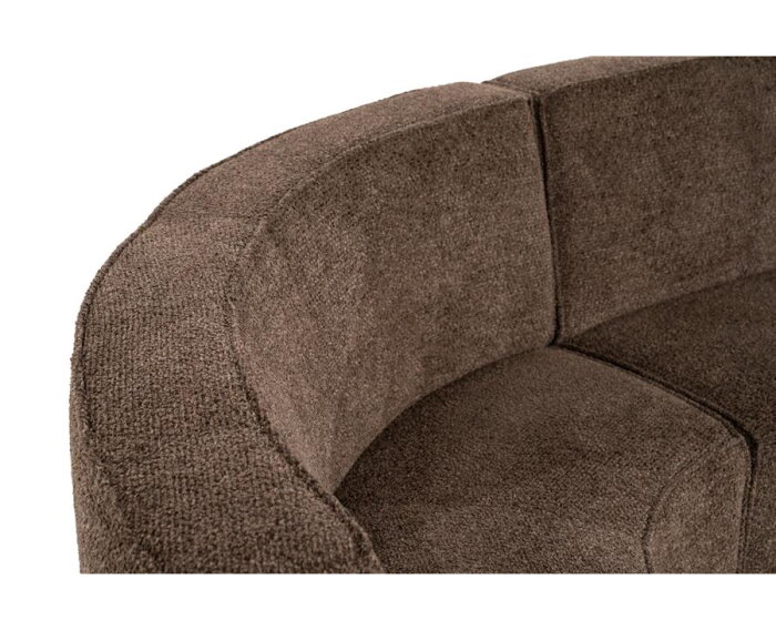 SEVN James eetkamerbank Yarra Bruin - 514 cm - Modulair - zelf samen te stellen
