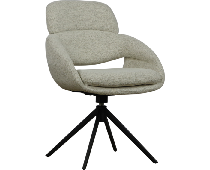 Eetkamerstoel Mats draaibaar Pressent Beige