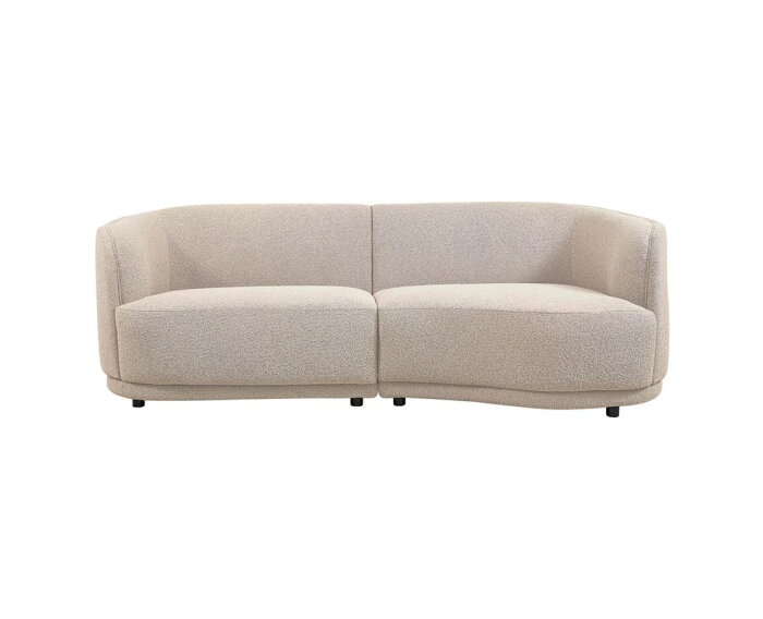 Leicester Sofa 240 round right - Copenhagen 900 Light Ivory