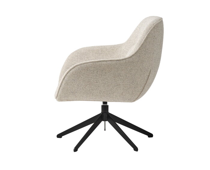 Fauteuil Lynn melange - off white