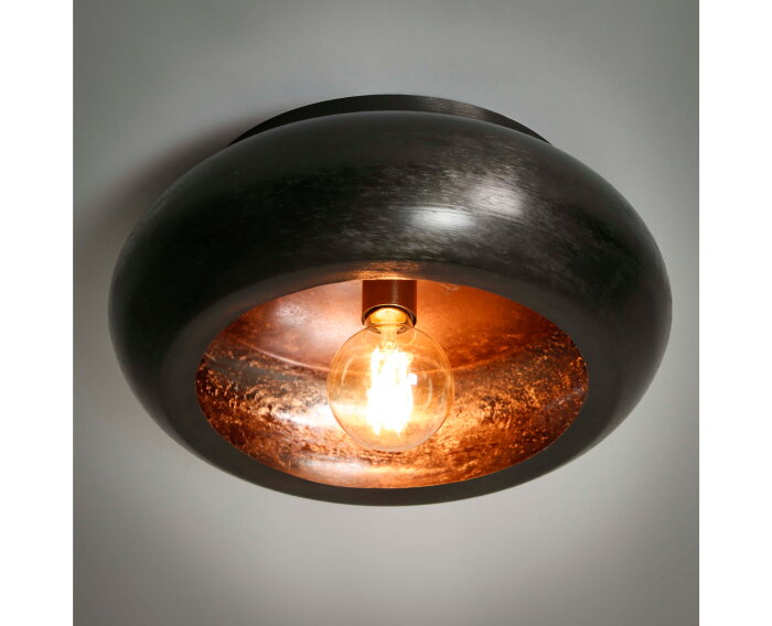 Plafondlamp Sky &Oslash;42 cm - Zwart nikkel