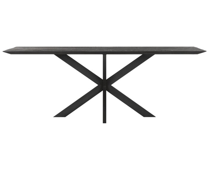 Timeless Black eettafel Curves 210 cm