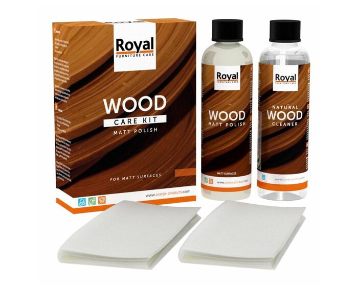 Wood care kit Matt Polish