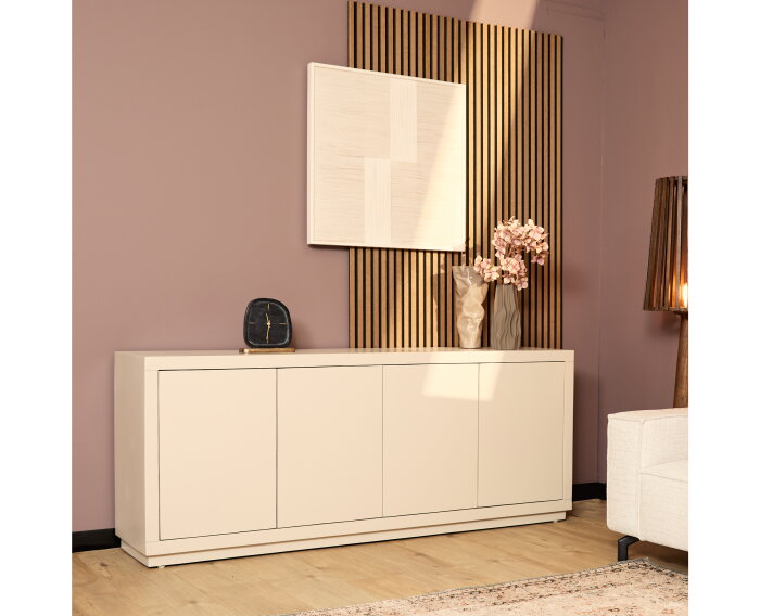 Dressoir Brussel Sand 4 deurs | 200 cm