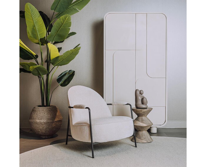 Amelia Fauteuil - fabric Haga 23 pearl