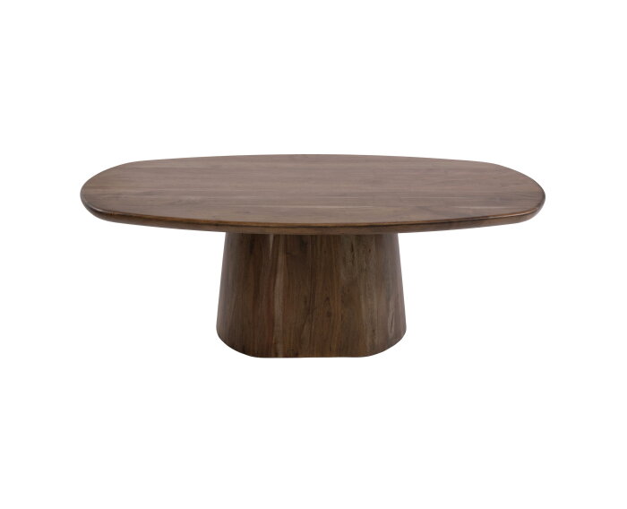 Salontafel Central 135 - Massief acacia bruin