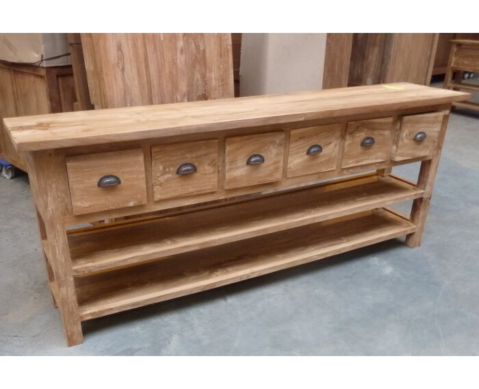 Dressoir / wandtafel Teakhout 140 cm