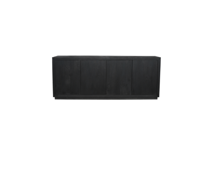 Dressoir Brussel Black 4 deurs | 200 cm