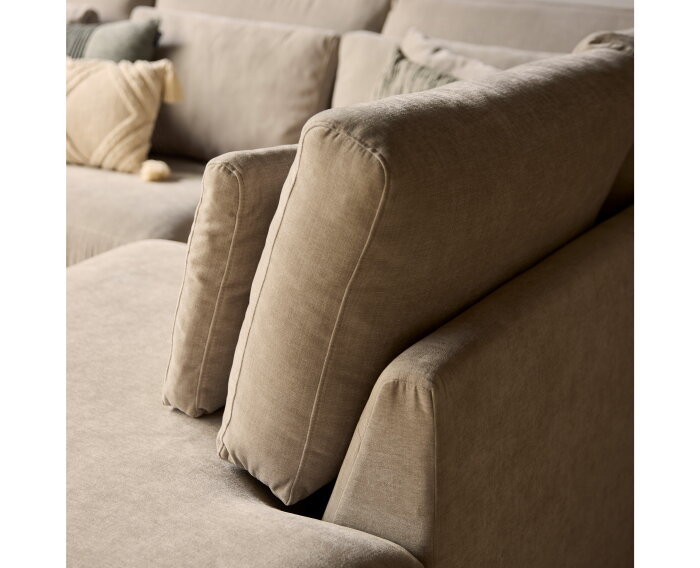 MySofa Jesse | 2,5 zits + Ottomane Rechts | Beige