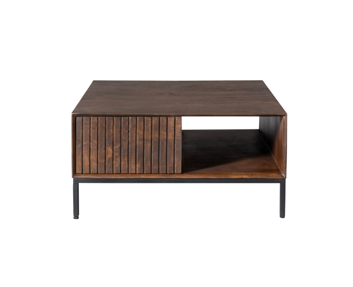 Salontafel Madison Brown | 80 cm | Vierkant