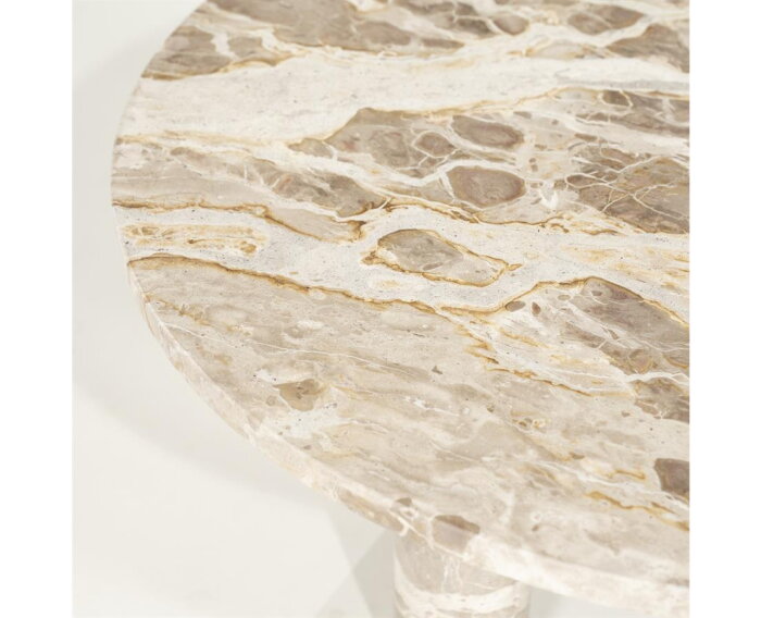 Coffee table Marmo 70x70cm - beige | BY-BOO